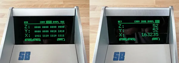 Click to view full size - Refresh rate of the OLED wasn't the easiest to photograph.