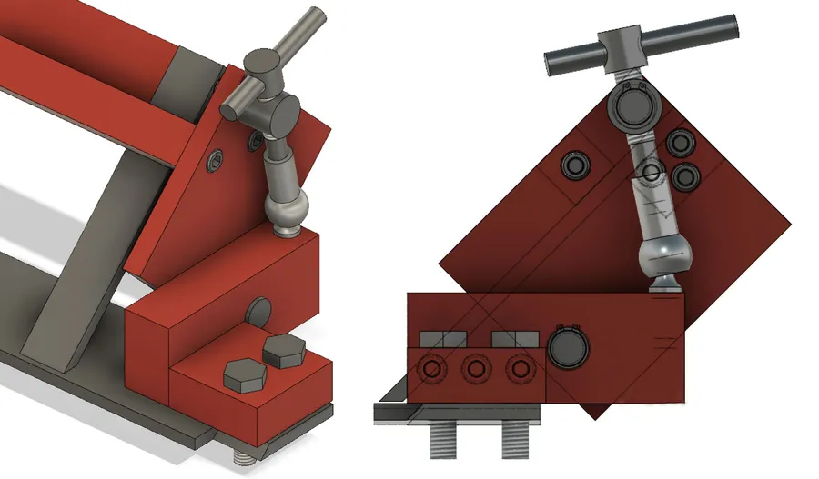 Click to view full size - Fusion 360 was useful in figuring out the geometry for the build.